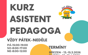 Kurz Asistent pedagoga 2026