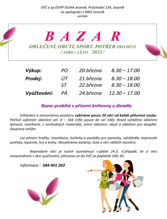 BAZAR jaro - léto 2023