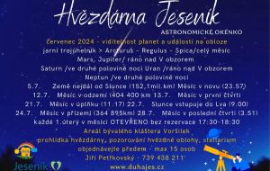 Hvězdárna v červenci