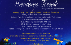 Hvězdárna v květnu